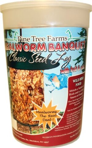 MEALWORM BANQ CLSSC SEED LOG28OZ