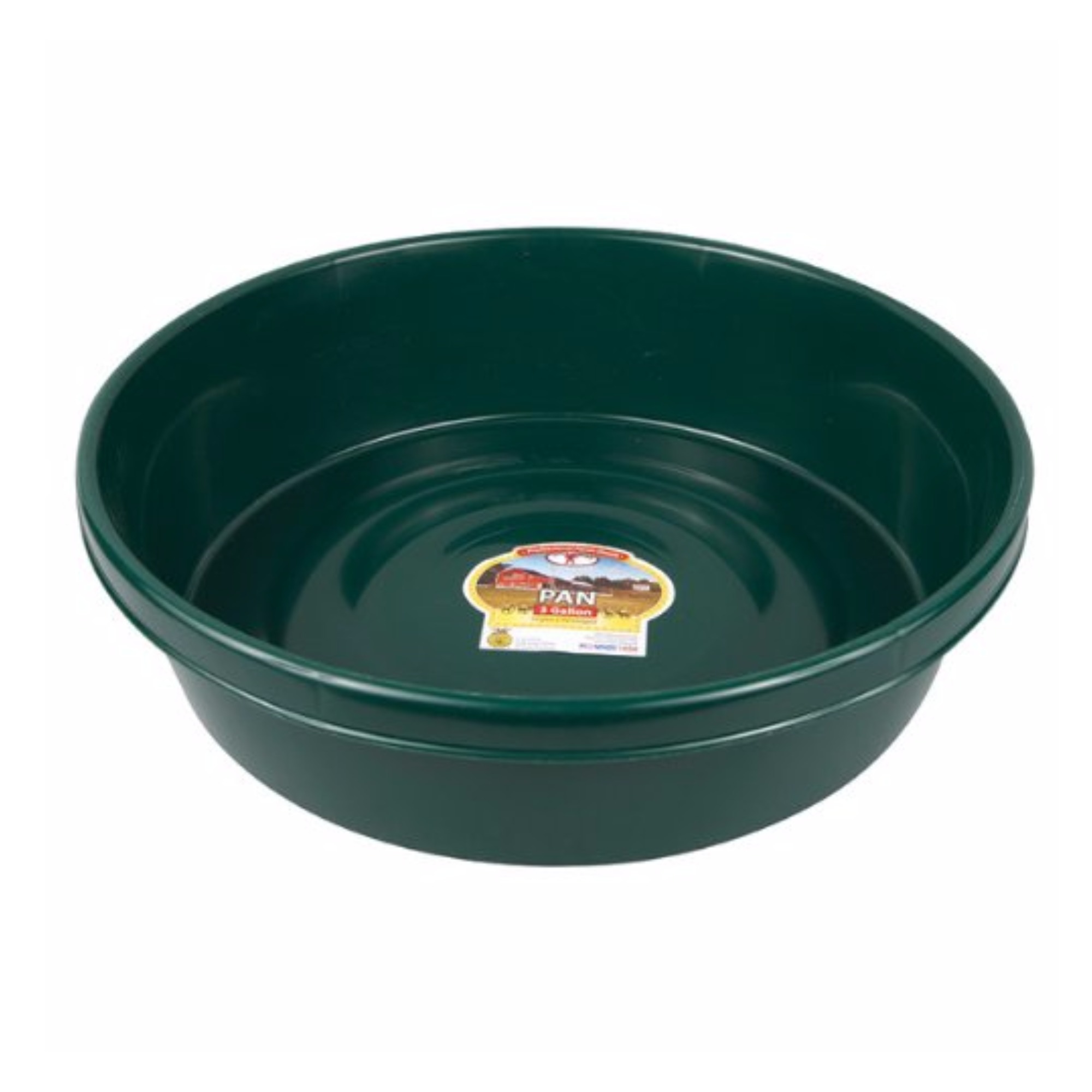 FEED PAN 3GAL GREEN