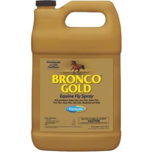 BRONCO GOLD FLY SPRAY GAL