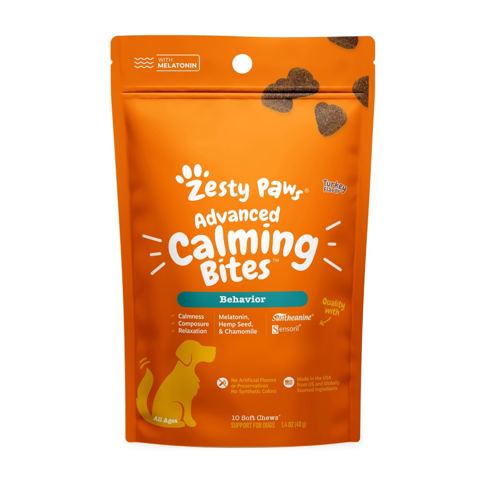 ZESTY PAW CALMBITES TKY 10CT