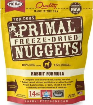 PRIMAL FZD NUGS RABBIT 14OZ