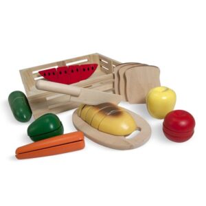M&D WOODEN PLAY CUTTING FOOD