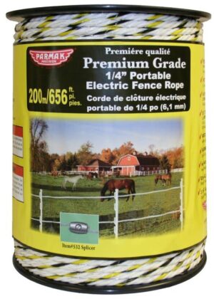 PARMARK ELEC ROPE 656' YEL/BLK
