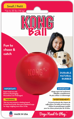 KONG BALL DOG TOY SMALL