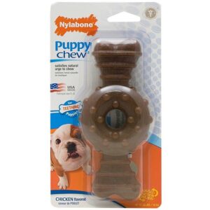 PUPPY CHEW RING BONE WOLF