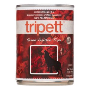 TRIPETT DOG GRN VENISON 13OZ