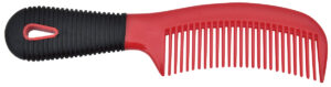 RED PLASTIC MANE TAIL COMB 8"