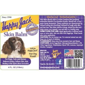 HAPPY JACK SKIN BALM 4OZ