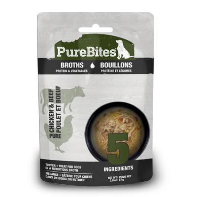 PUREBITE DOG CKN/BEEF BROTH 2OZ