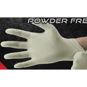 5MIL LATEX GLOVES MED 100PK