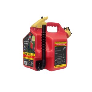 GAS CAN WITH SAFETY 2.2 GAL RED