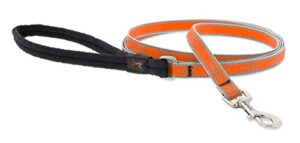 1/2" DOG LEASH ORNG-DMND 6FT