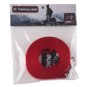 1/2in Red 15ft Training Leash