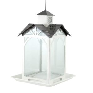 GLASS STABLE BIRD FEEDER 4LB