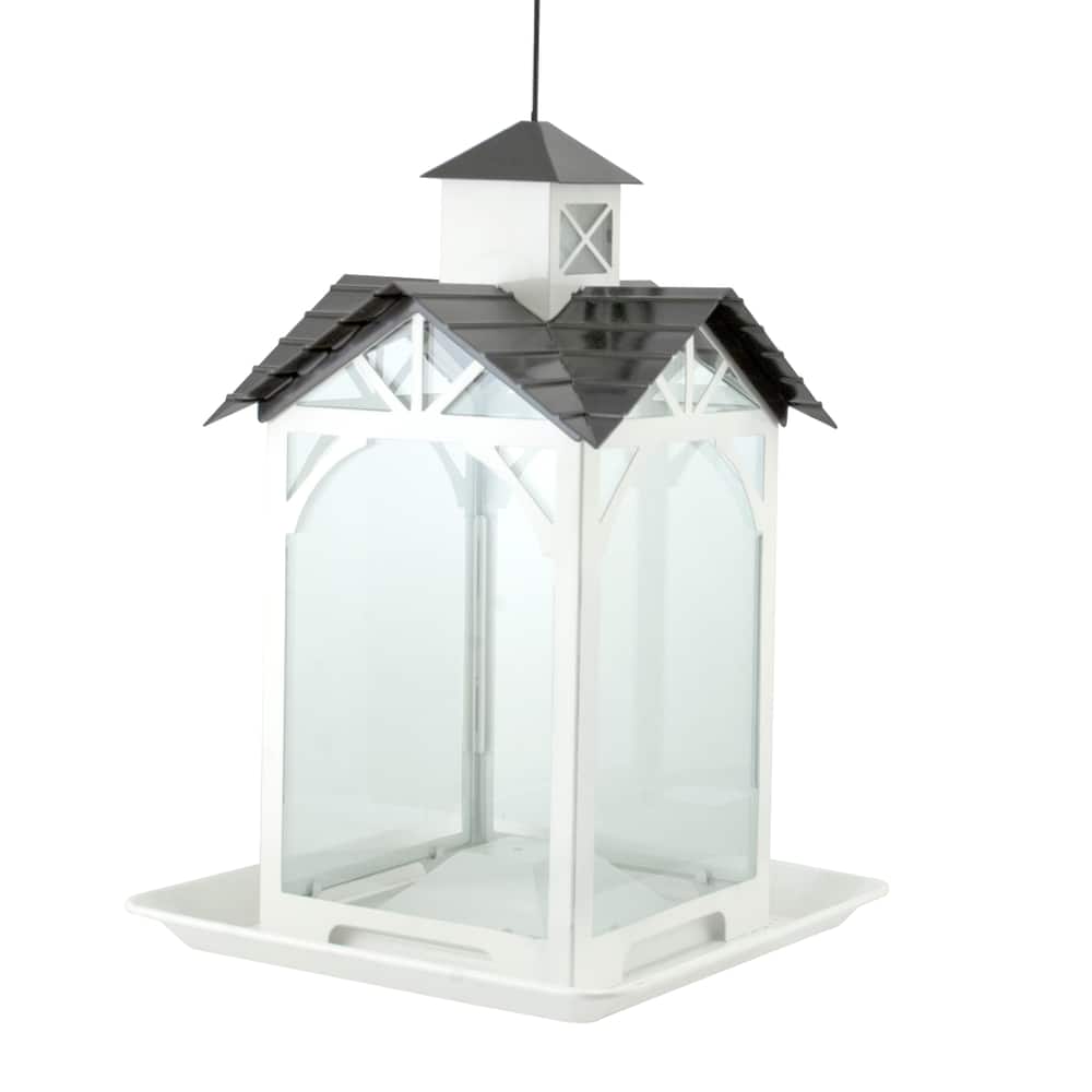 GLASS STABLE BIRD FEEDER 4LB