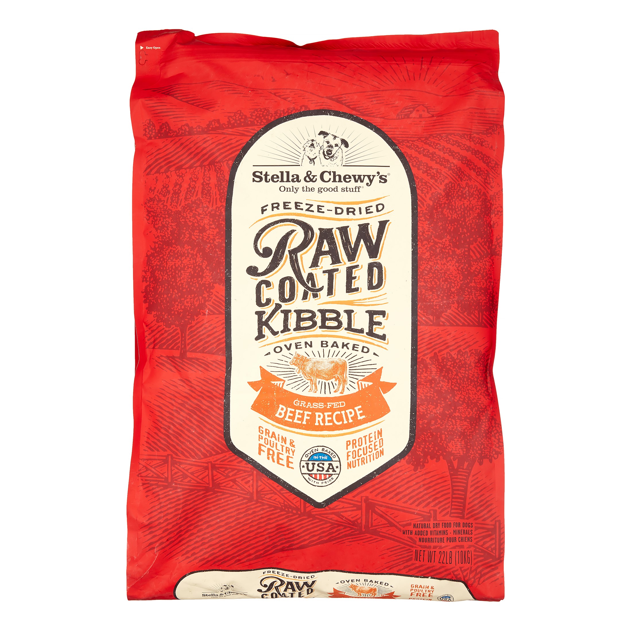 S&C DOG RAW COAT BEEF 22 LB