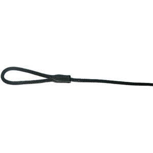 SLIP LOOP ROPE LEAD 6' BLACK