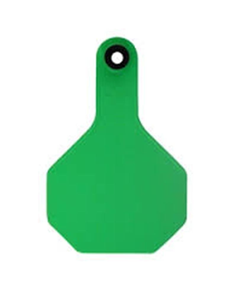 EAR TAG BLANK MED GREEN