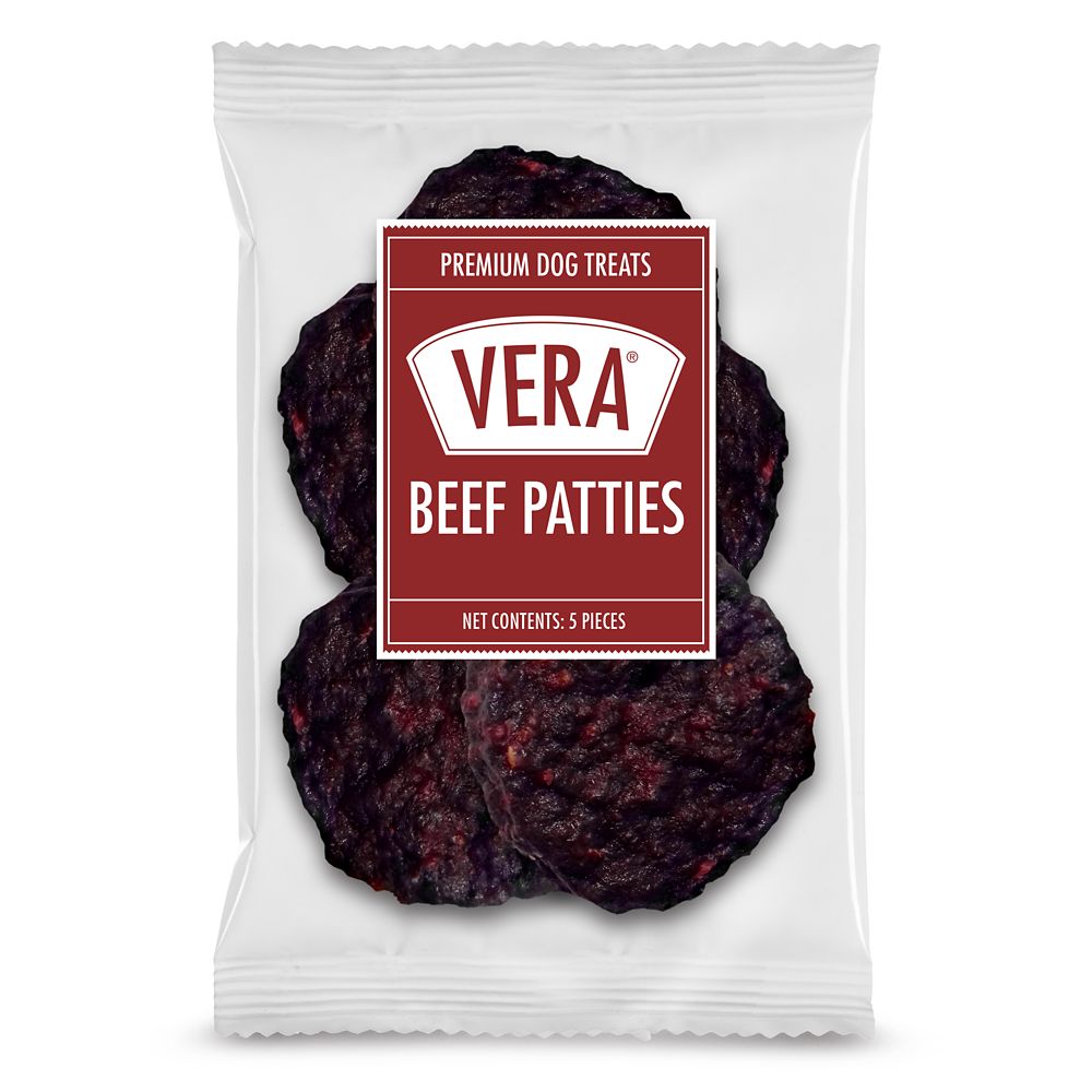 VERA DOG BEEF PATTIES 5PC