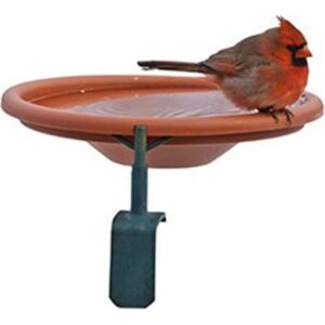DECK MOUNT BIRD BATH 13X11.5X7IN
