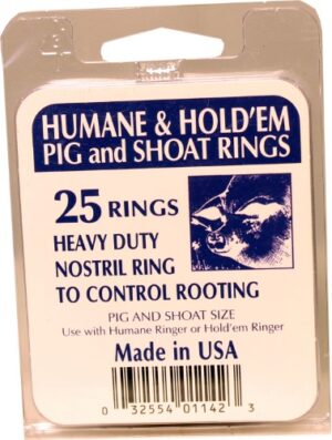 HOLD EM/HUMANE HOG RING 11GA