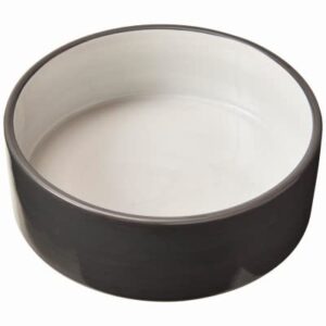 STONE DISH 2 TONE GRAY 7"