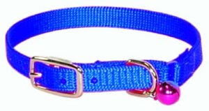 CAT COLLAR 3/8X14 BLUE