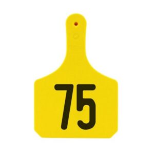 Y-TAG COW 51-75 YELLOW