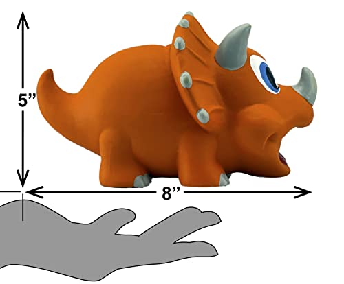 TRICERATOP LATEX DOG TOY - Image 3