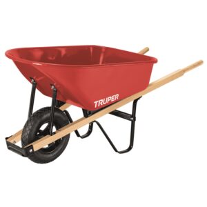 TRUPER 6CF WHEELBARROW GRN STEEL
