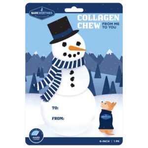 BARKW COLLGN SNOWMAN 1PK
