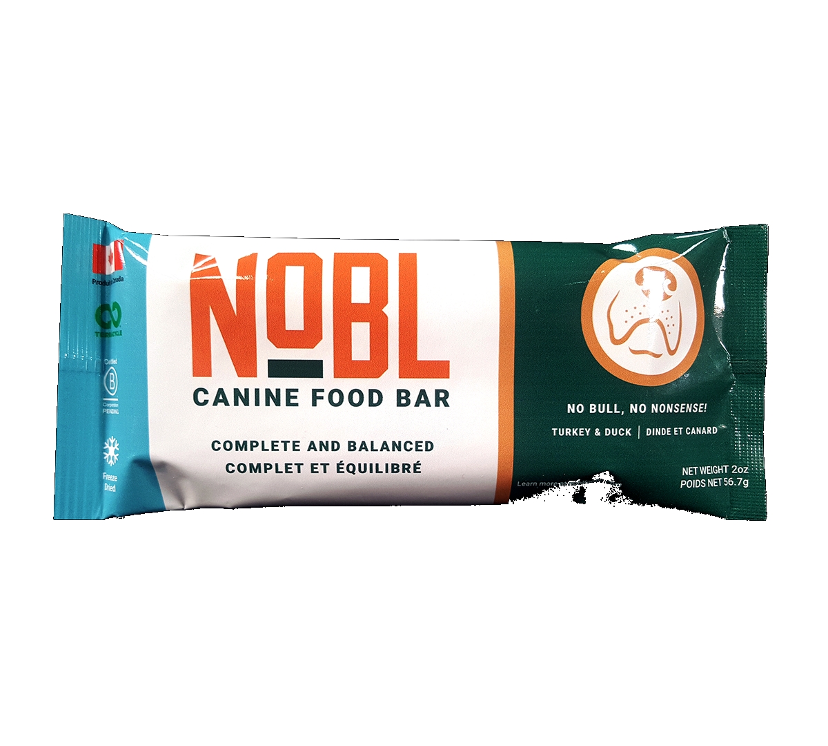 NOBL TKY/DUCK FOOD BAR 2OZ