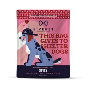 GIVEPET SPICE DOG TREAT 6OZ