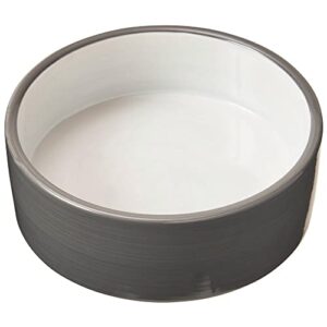 STONE DISH 2 TONE GRAY  5"