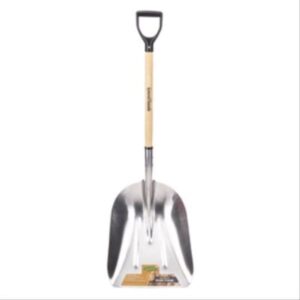 SHOVEL SCOOP D HNDL ALUM GRNTHMB