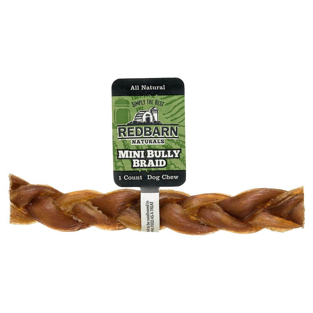 BULLY STICK BRAIDED 12" 2PK