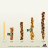BULLY STICK BRAIDED 12" 2PK - Image 2