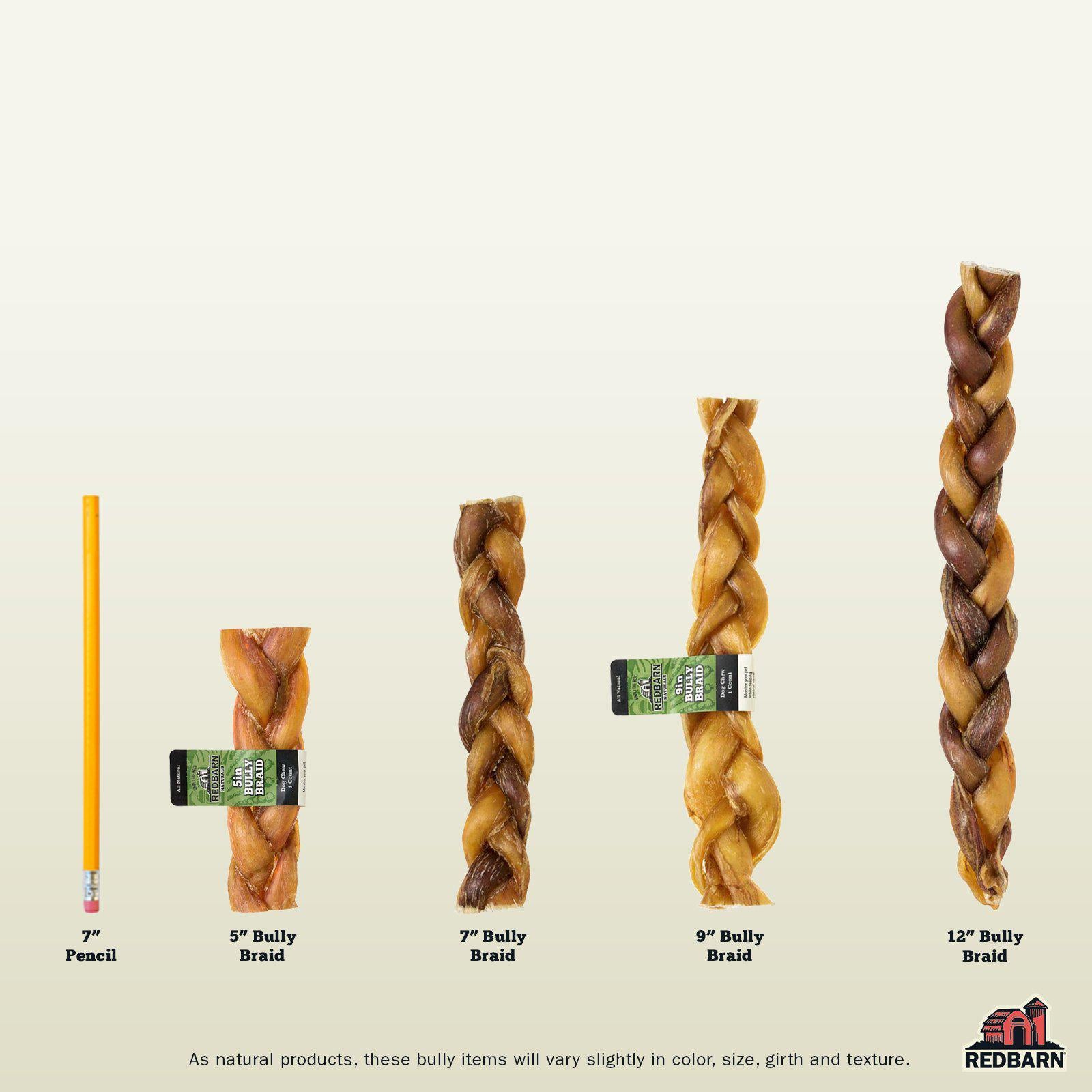 BULLY STICK BRAIDED 12" 2PK - Image 2