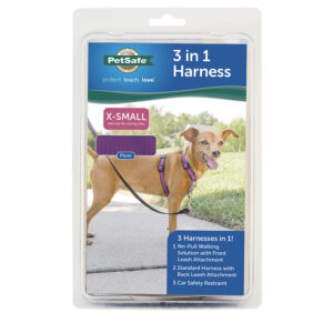 3-IN-1 HRNSS NO-PULL TEAL MD