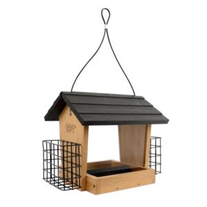HOPPER FEEDER W/SUET 6LB