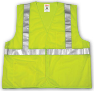 HI VIZ VEST GREEN/YEL LG/XL