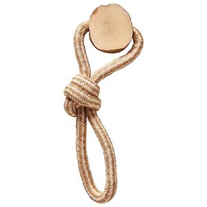 COFFEE WOOD CHW ROPE TUG 12"
