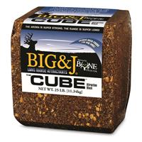 BIG & J DEER CUBE BLOCK 25LB