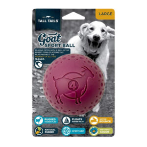 TTLS DOG GOAT BALL PURPLE 4"