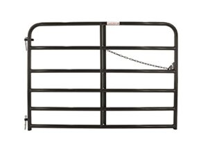 TG 6 FT ECONO BLACK GATE