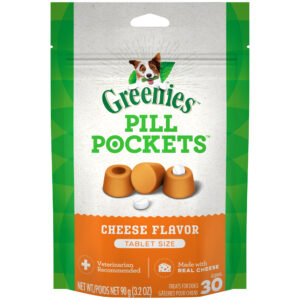 GREENIES DOG PPCKT CHS 3.2OZ