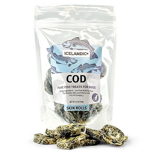 COD SKIN ROLL DOG TREAT 3OZ