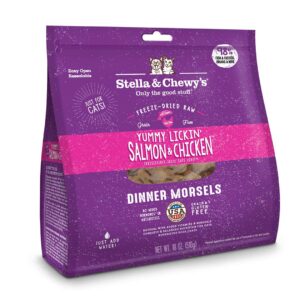 S&C CAT YUM DINNER SMN/CKN 18OZ