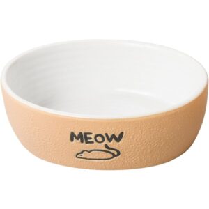 CAT DISH NANTUCKET TAN 5IN