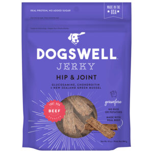 DOGSWELL H&J BEEF JERKY 10OZ